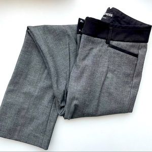 Express Columnist Grey Pants with Black Band